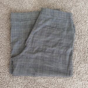 Anne Klein Black and White Houndstooth Pants